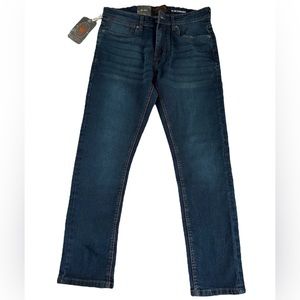NWT Copper & Oak Men’s Slim Straight Denim Jeans Size 30x30 Style Heron